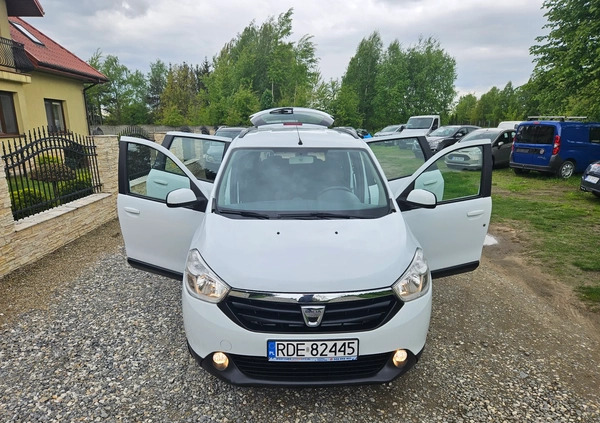 Dacia Lodgy cena 27900 przebieg: 175643, rok produkcji 2016 z Zielona Góra małe 781